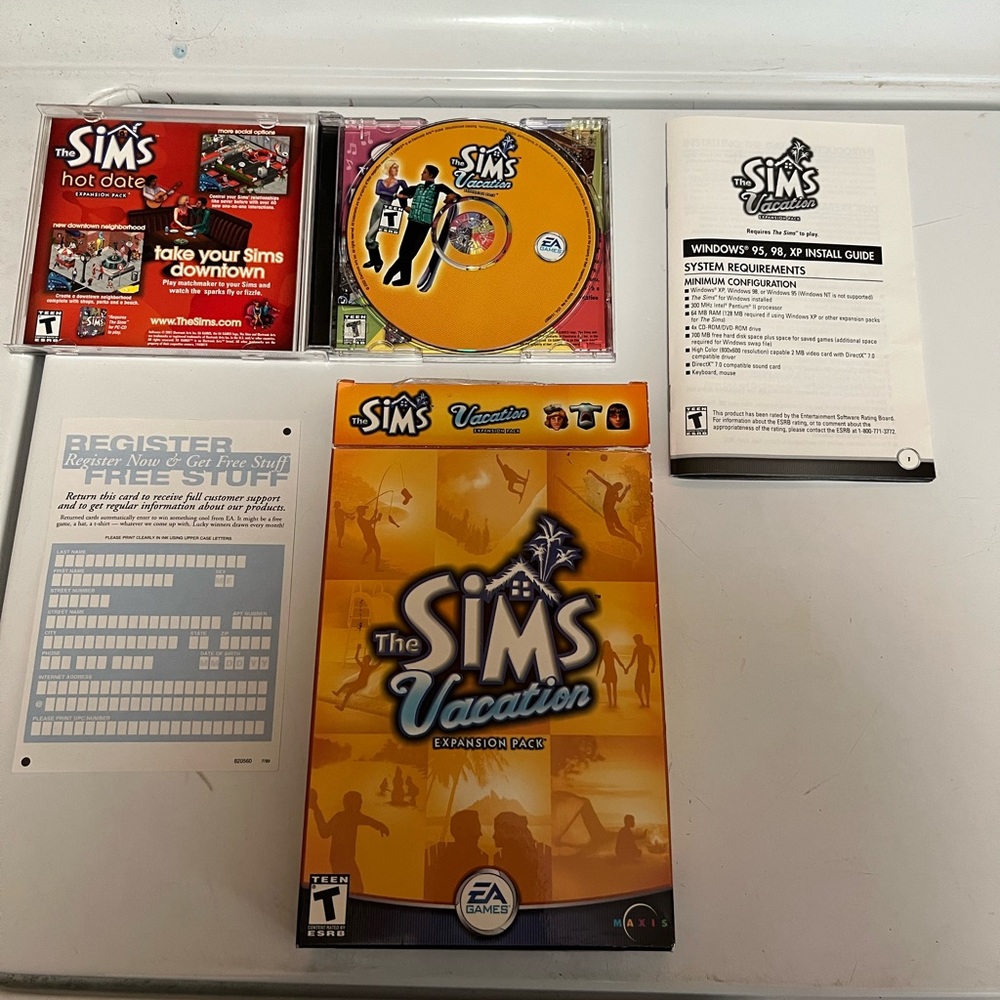 Sims: Vacation Expansion Pack (PC, 2002)